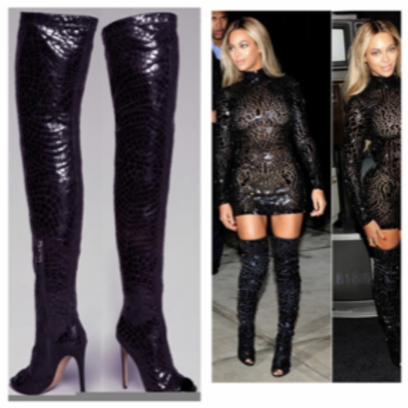 beyonce thigh high boots